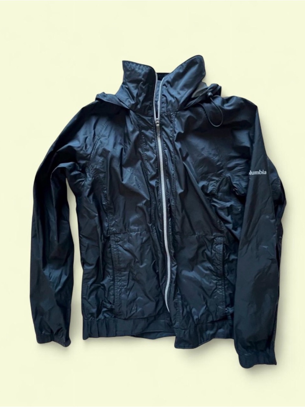 Columbia Black Windbreaker